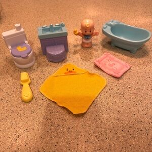 Fisher-Price Little People Wash and Go Play Set